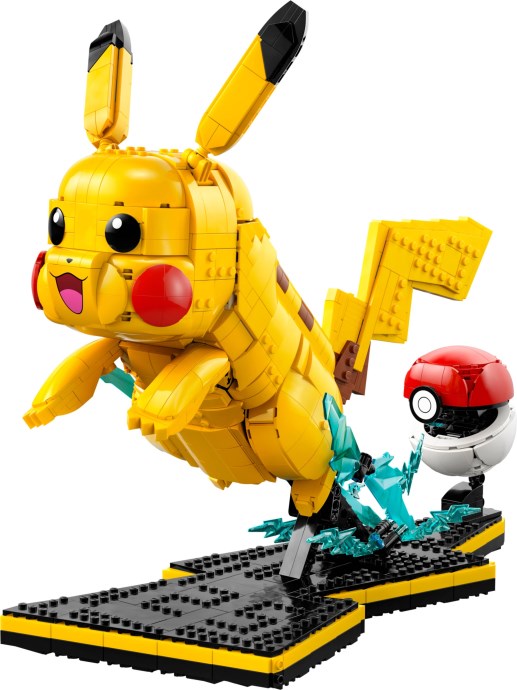 Brand new factory sealed LEGO Pokémon Pikachu and Poké Ball set 72152 original box front view.