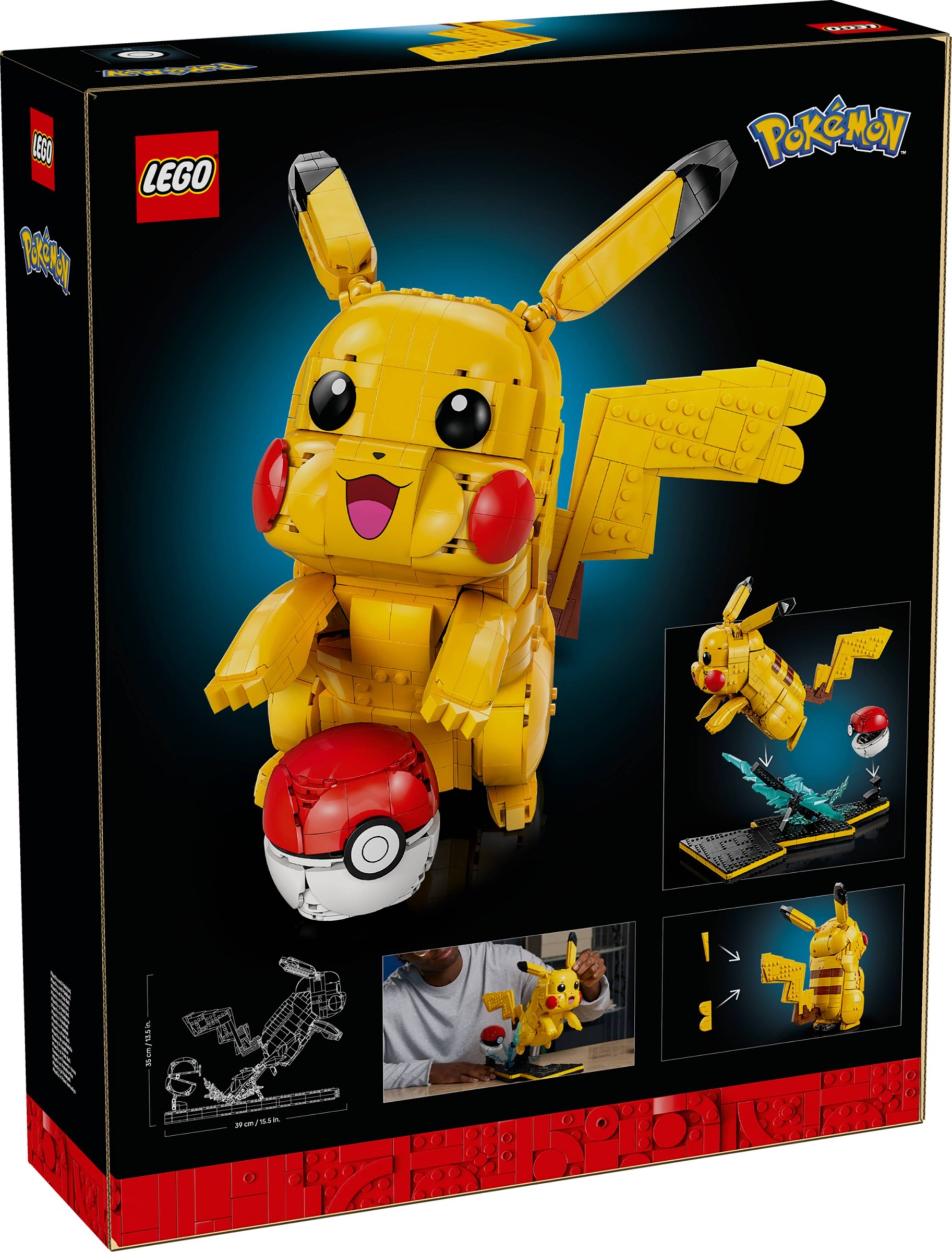 Additional photo of brand new factory sealed LEGO Pokémon Pikachu and Poké Ball set 72152.