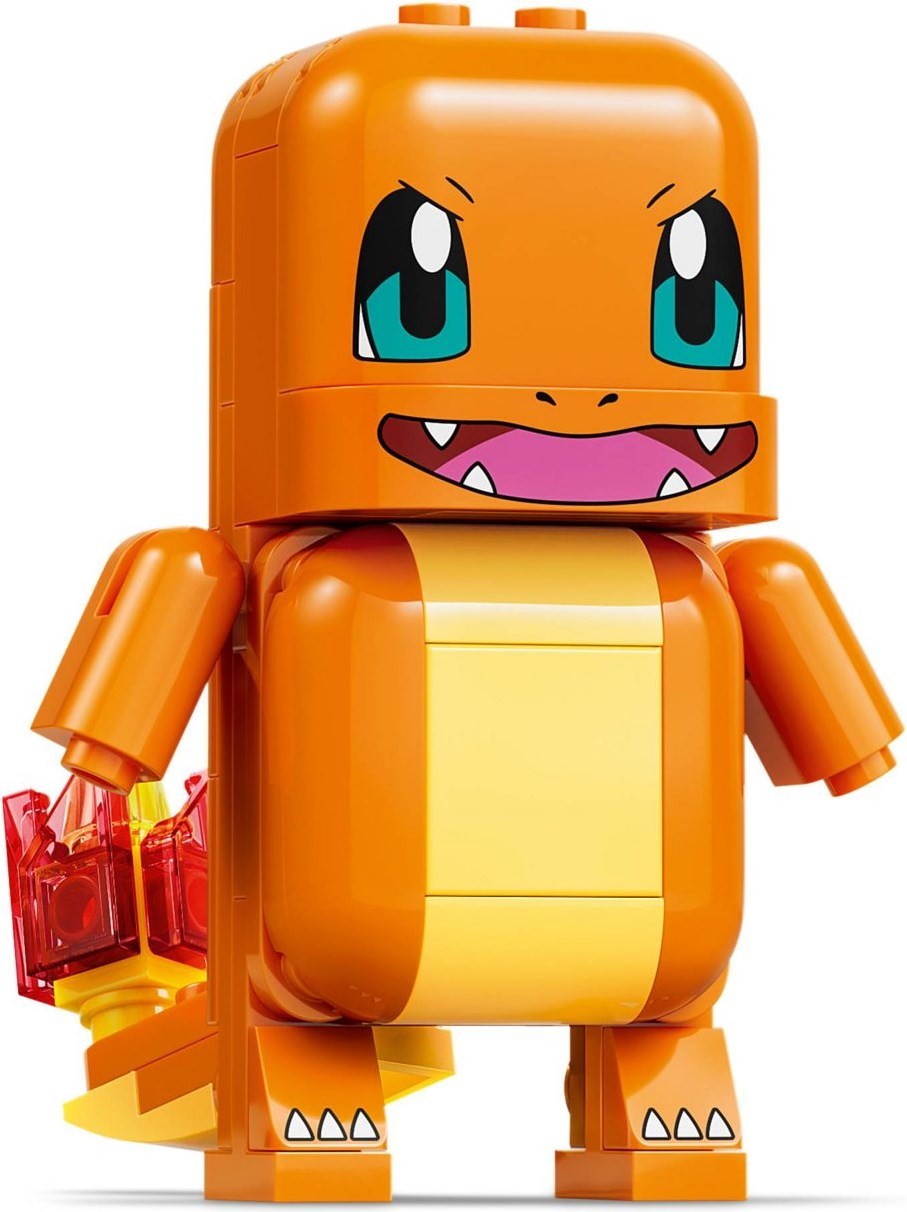 Additional photo of brand new factory sealed LEGO Pokémon Charmander and Geodude's Cavern Clash set 72157.