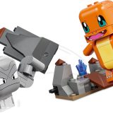 Additional photo of brand new factory sealed LEGO Pokémon Charmander and Geodude's Cavern Clash set 72157.