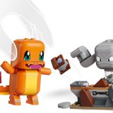 Additional photo of brand new factory sealed LEGO Pokémon Charmander and Geodude's Cavern Clash set 72157.
