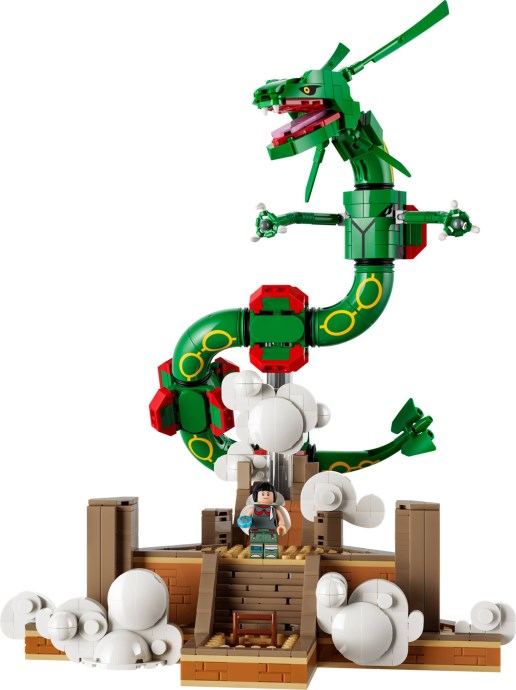 Brand new factory sealed LEGO Pokémon Rayquaza set 72168 original box front view.