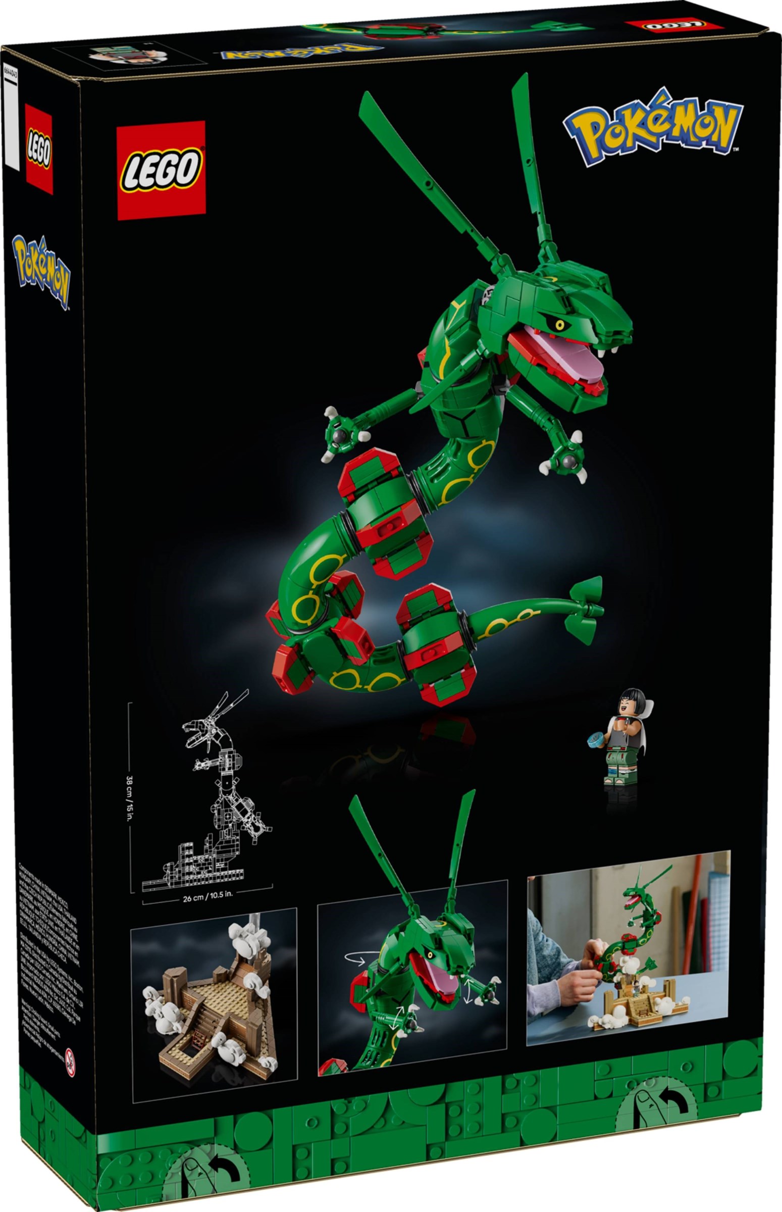 Additional photo of brand new factory sealed LEGO Pokémon Rayquaza set 72168.