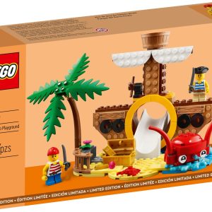 Additional photo of brand new factory sealed LEGO Promotional Pirate Ship Playground set 40589.