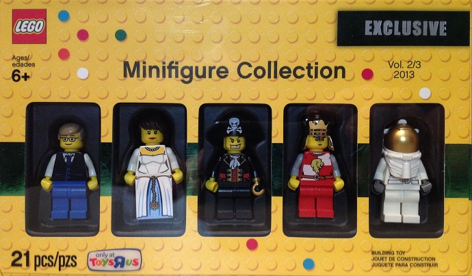 Brand New LEGO Promotional 5002147 Vintage Minifigure Collection 2013 Vol. 2 Sealed Box Brand new factory sealed LEGO Promotional Vintage Minifigure Collection 2013 Vol. 2 set 5002147 original box front view.