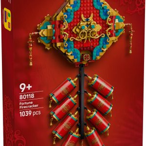 Additional photo of brand new factory sealed LEGO Seasonal Fortune Firecracker set 80118.