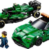 Brand new factory sealed LEGO Speed Champions Aston Martin Vantage Safety Car & AMR23 set 76925 original box front view.