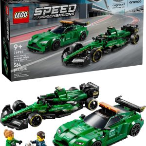 Additional photo of brand new factory sealed LEGO Speed Champions Aston Martin Vantage Safety Car & AMR23 set 76925.