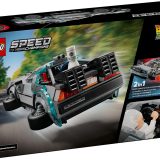 Additional photo of brand new factory sealed LEGO Speed Champions Time Machine from Back to the Future set 77256.