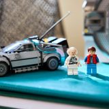 Additional photo of brand new factory sealed LEGO Speed Champions Time Machine from Back to the Future set 77256.