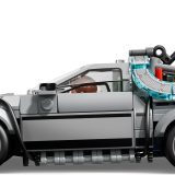 Additional photo of brand new factory sealed LEGO Speed Champions Time Machine from Back to the Future set 77256.
