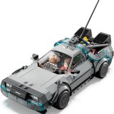 Additional photo of brand new factory sealed LEGO Speed Champions Time Machine from Back to the Future set 77256.