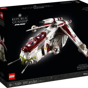 Additional photo of brand new factory sealed LEGO Star Wars Republic Gunship set 75309.
