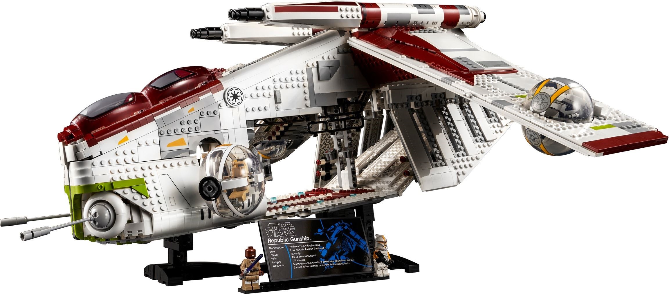 Additional photo of brand new factory sealed LEGO Star Wars Republic Gunship set 75309.