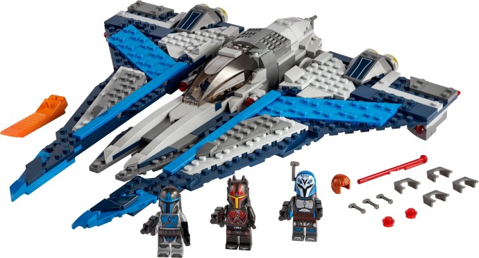 Brand new factory sealed LEGO Star Wars Mandalorian Starfighter set 75316 original box front view.