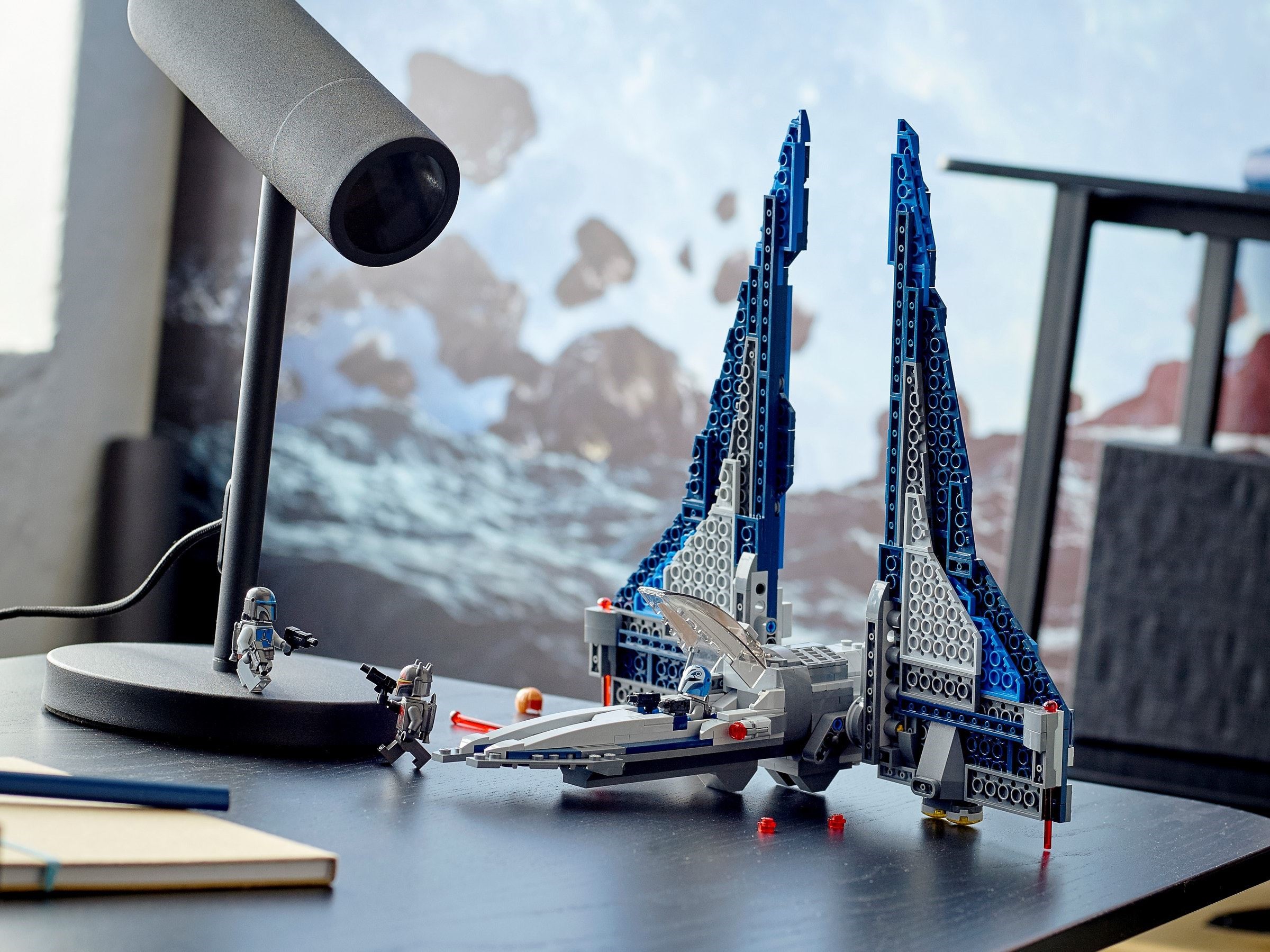 Additional photo of brand new factory sealed LEGO Star Wars Mandalorian Starfighter set 75316.