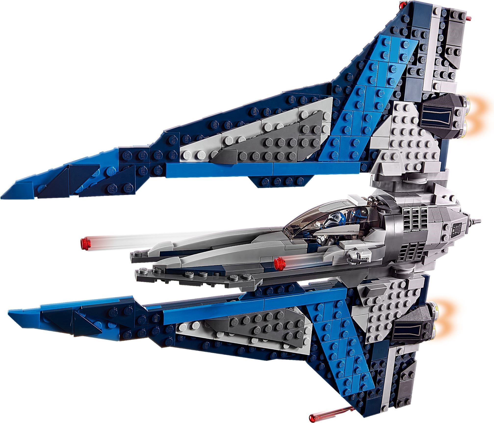 Additional photo of brand new factory sealed LEGO Star Wars Mandalorian Starfighter set 75316.