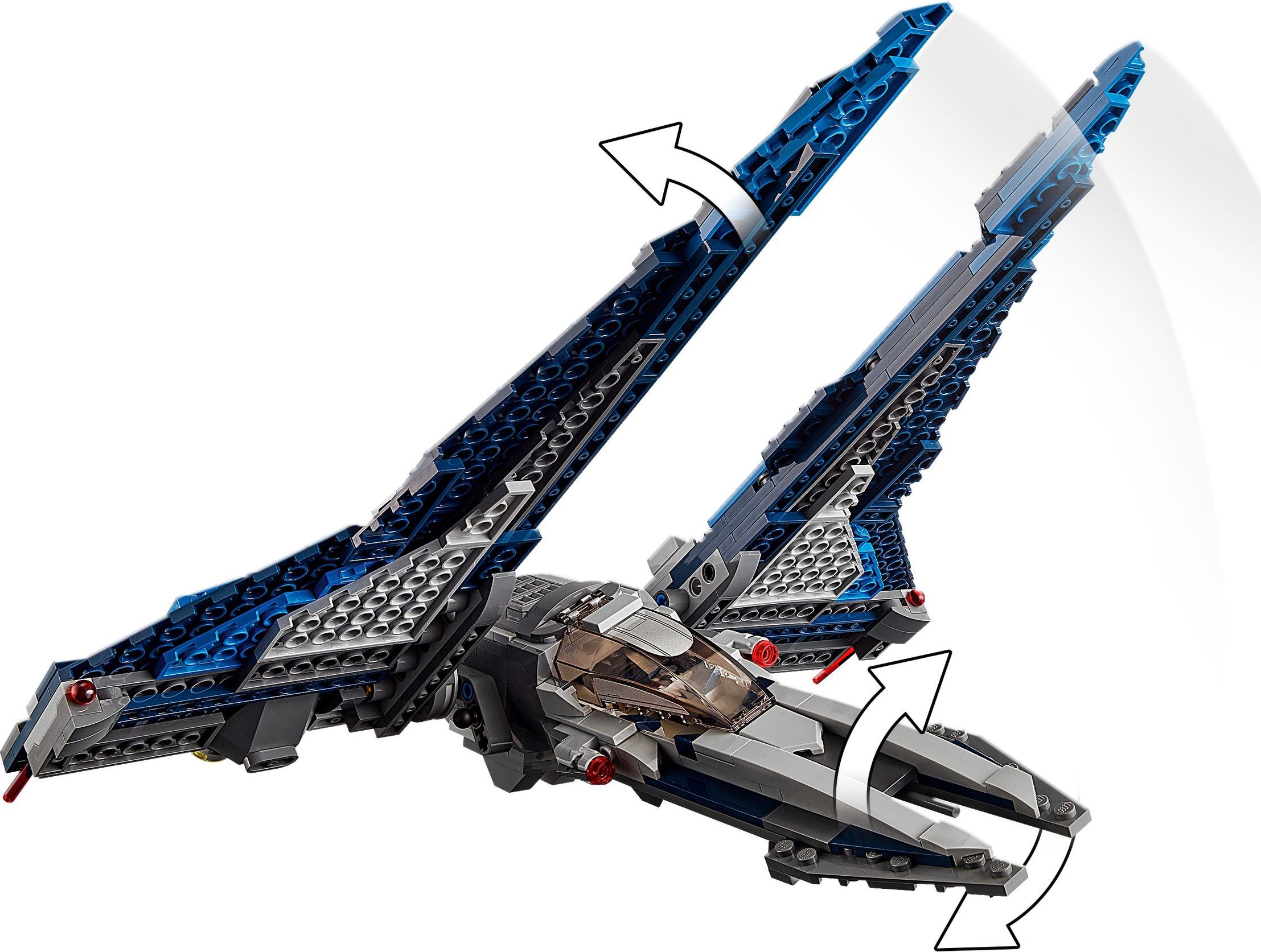 Additional photo of brand new factory sealed LEGO Star Wars Mandalorian Starfighter set 75316.