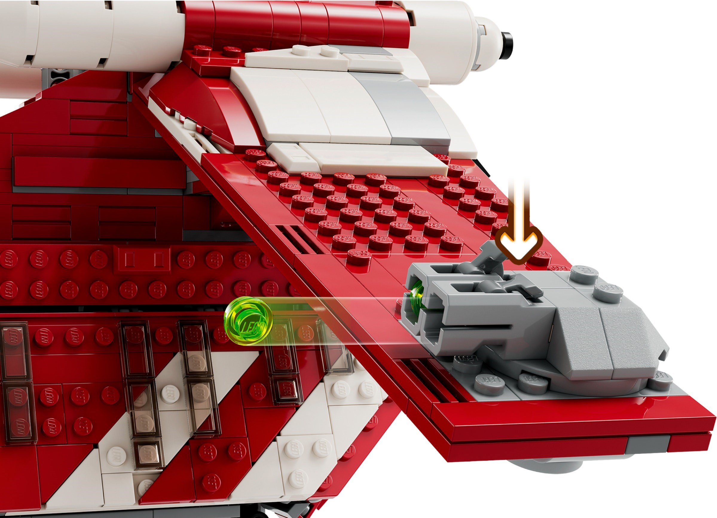 Additional photo of brand new factory sealed LEGO Star Wars Coruscant Guard Gunship set 75354.