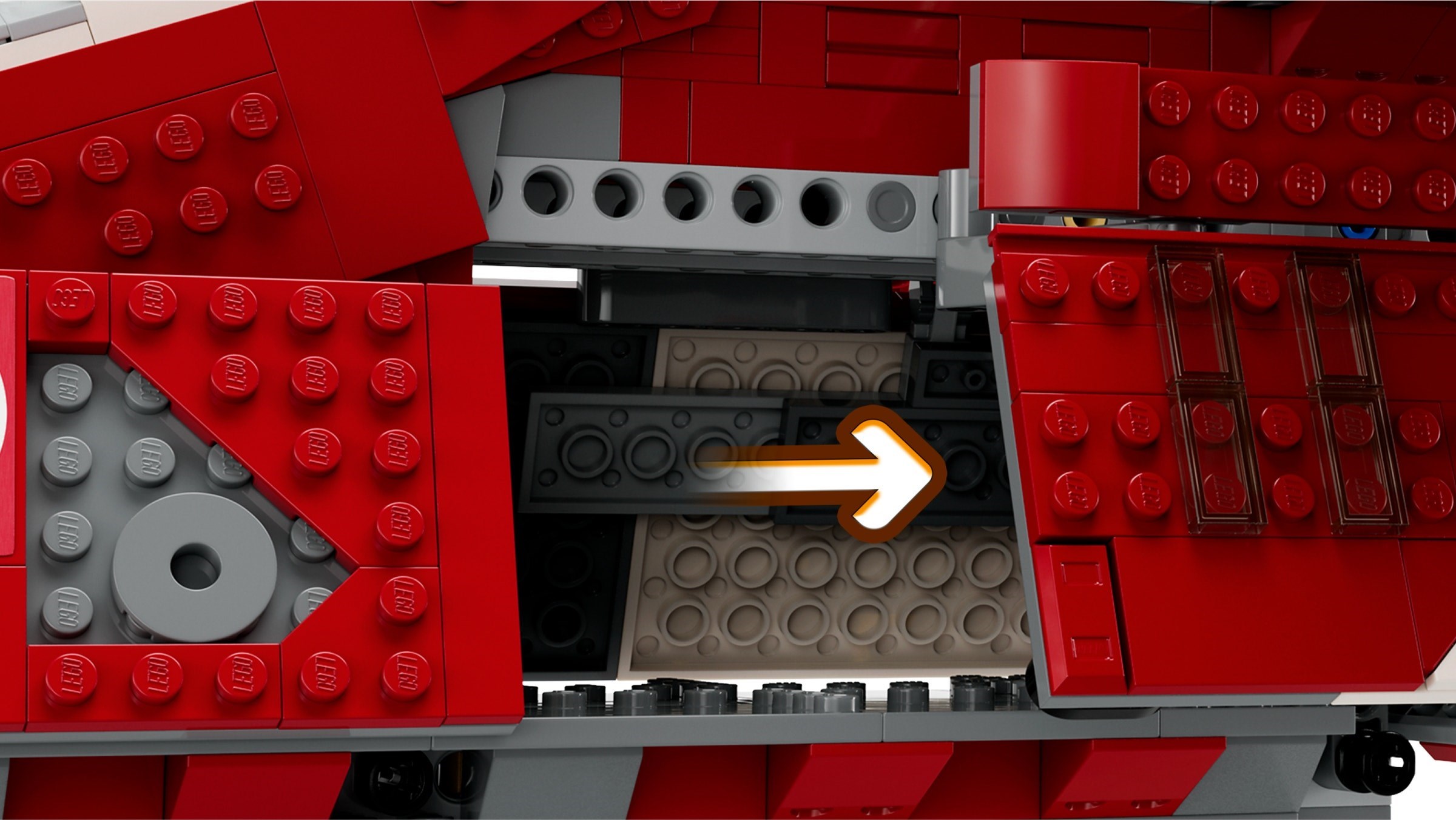 Additional photo of brand new factory sealed LEGO Star Wars Coruscant Guard Gunship set 75354.