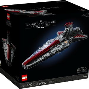 Additional photo of brand new factory sealed LEGO Star Wars Venator-class Republic Attack Cruiser set 75367.