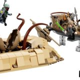 Brand new factory sealed LEGO Star Wars Desert Skiff & Sarlacc Pit set 75396 original box front view.