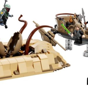 Brand new factory sealed LEGO Star Wars Desert Skiff & Sarlacc Pit set 75396 original box front view.