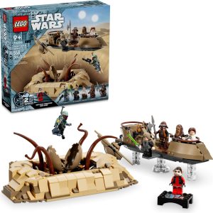 Additional photo of brand new factory sealed LEGO Star Wars Desert Skiff & Sarlacc Pit set 75396.