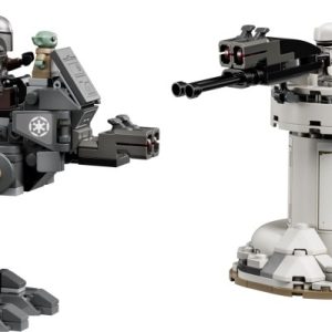 Brand new factory sealed LEGO Star Wars AT-RT Attack set 75444 original box front view.