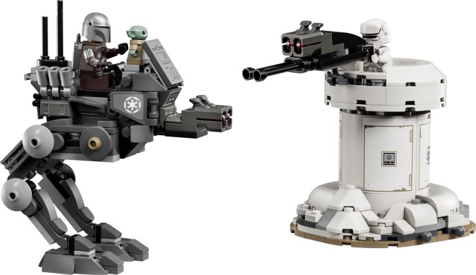 Brand new factory sealed LEGO Star Wars AT-RT Attack set 75444 original box front view.