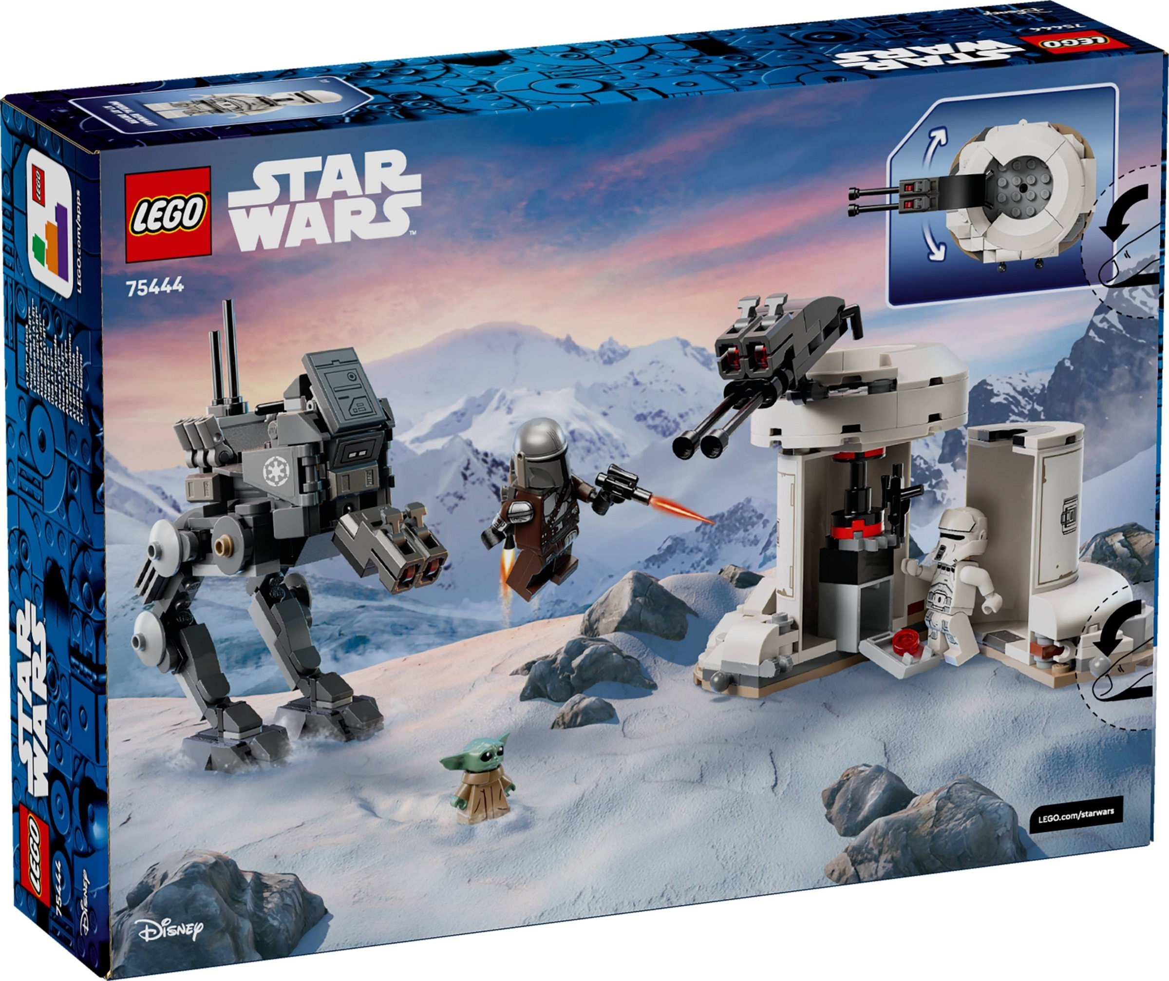 Additional photo of brand new factory sealed LEGO Star Wars AT-RT Attack set 75444.