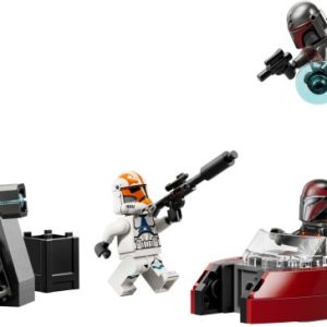 Brand new factory sealed LEGO Star Wars Siege of Mandalore Battle Pack set 75449 original box front view.