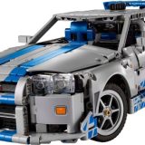 Brand new factory sealed LEGO Technic 2 Fast 2 Furious Nissan Skyline GT-R (R34) Car set 42210 original box front view.