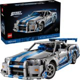 Additional photo of brand new factory sealed LEGO Technic 2 Fast 2 Furious Nissan Skyline GT-R (R34) Car set 42210.