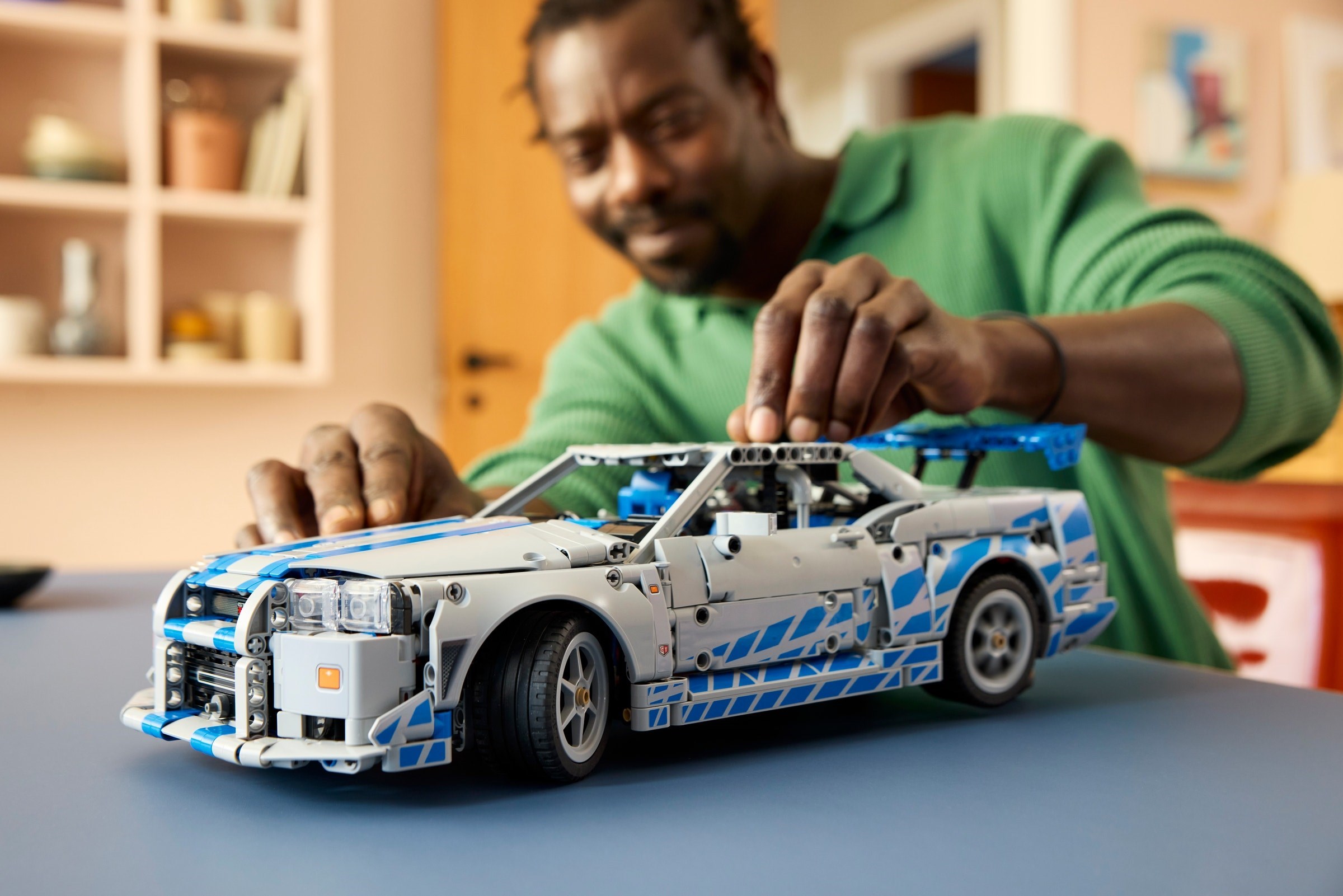 Additional photo of brand new factory sealed LEGO Technic 2 Fast 2 Furious Nissan Skyline GT-R (R34) Car set 42210.