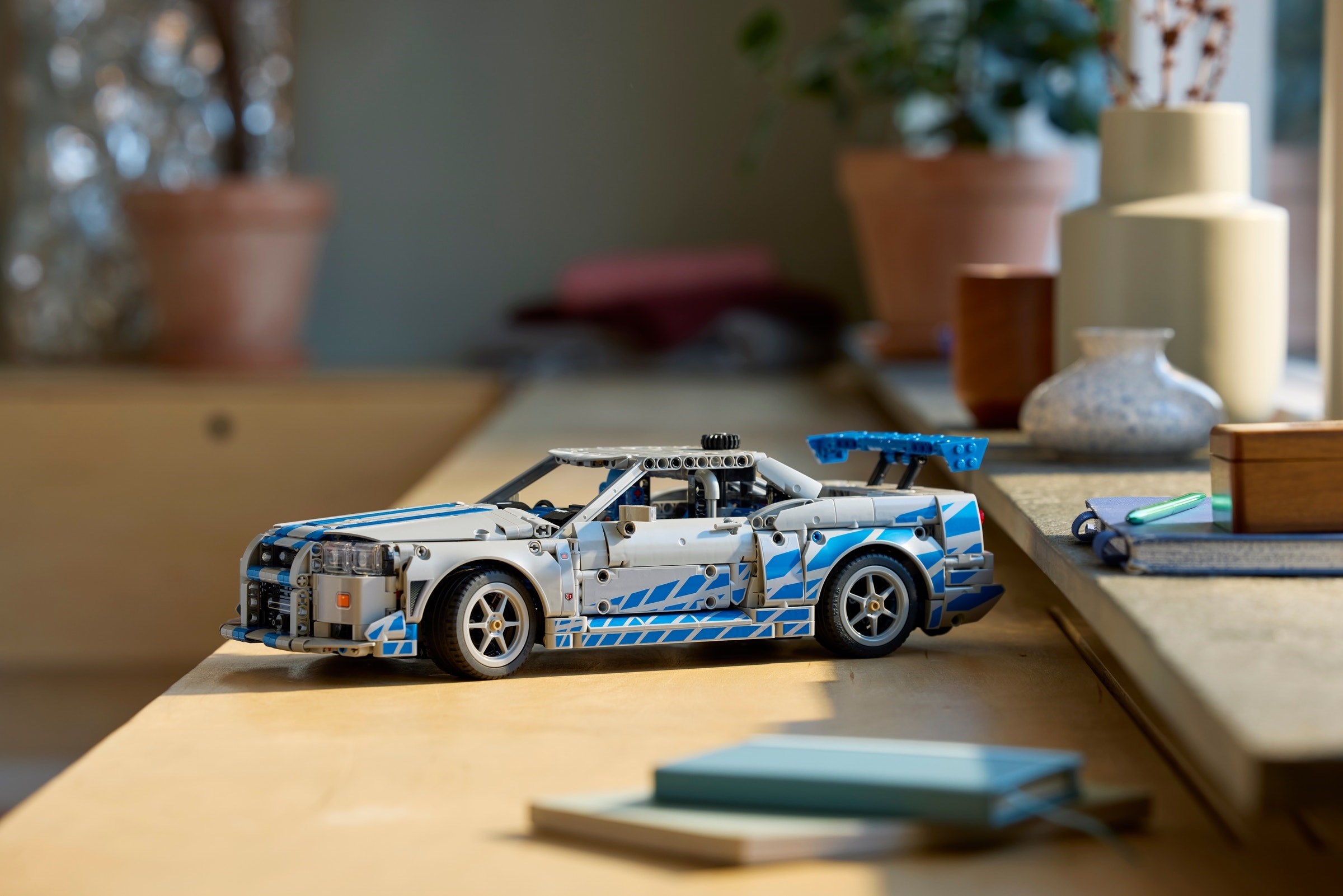 Additional photo of brand new factory sealed LEGO Technic 2 Fast 2 Furious Nissan Skyline GT-R (R34) Car set 42210.