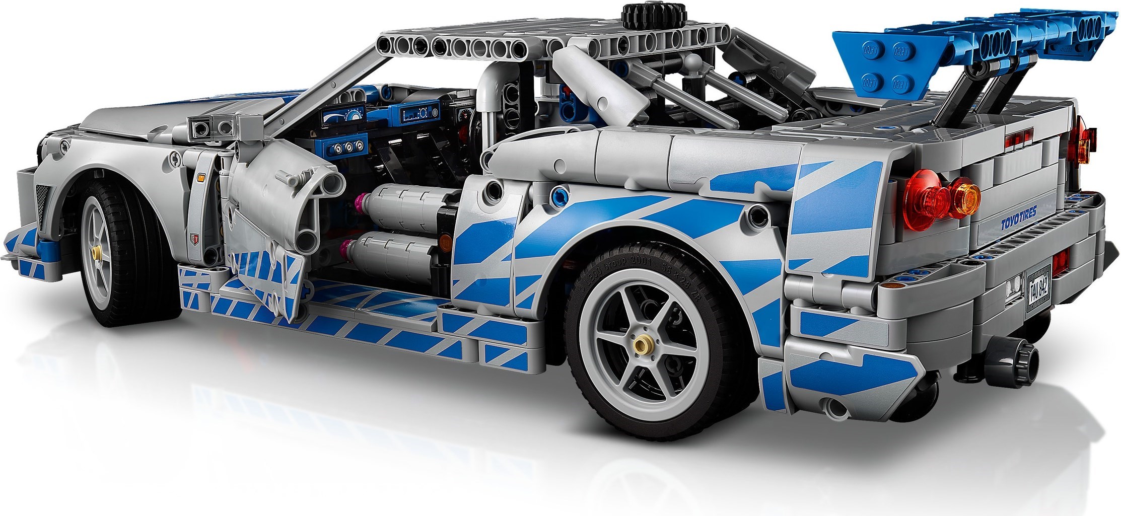 Additional photo of brand new factory sealed LEGO Technic 2 Fast 2 Furious Nissan Skyline GT-R (R34) Car set 42210.