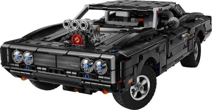 Brand new factory sealed LEGO Technic Dodge Charger R/T set 42231 original box front view.
