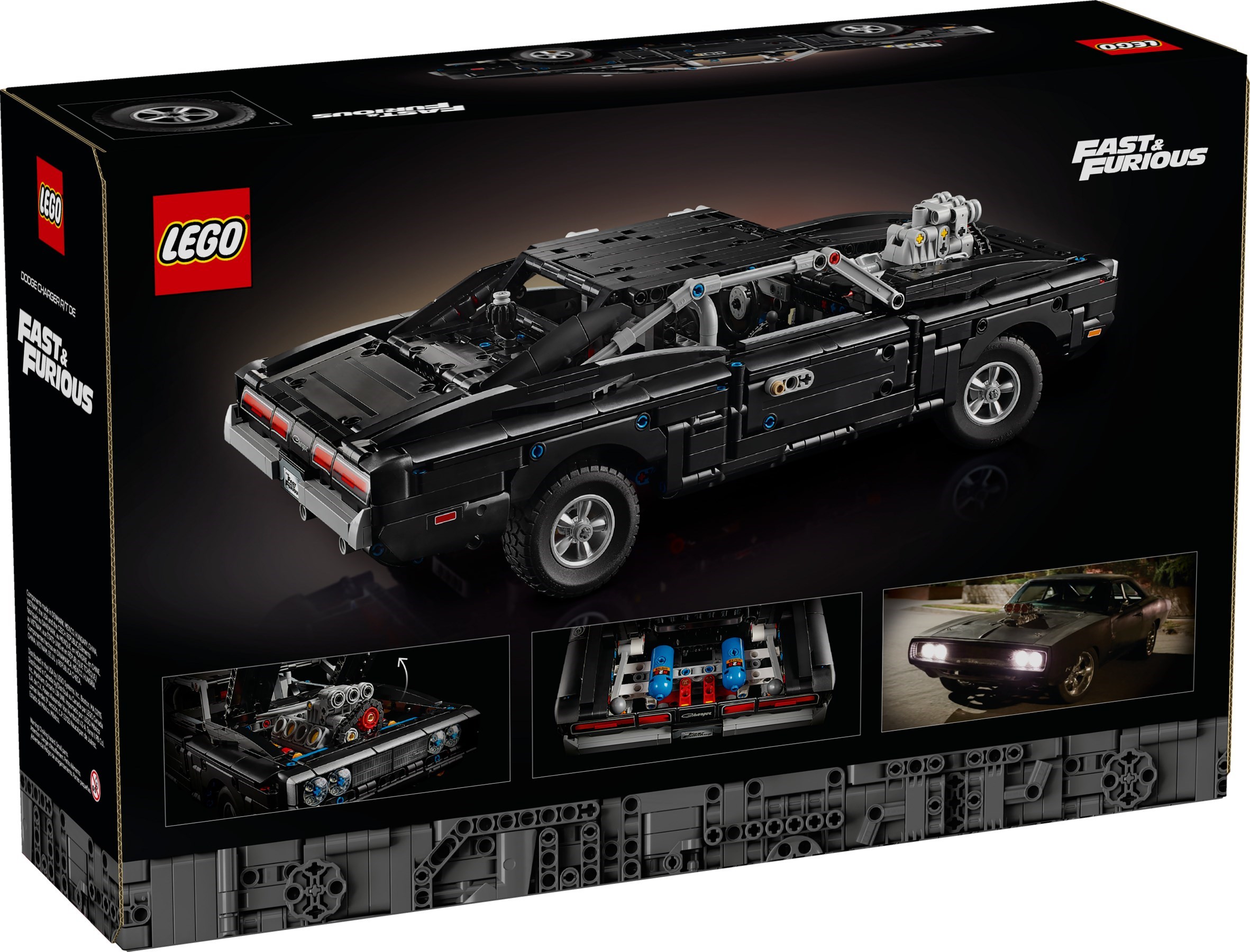 Additional photo of brand new factory sealed LEGO Technic Dodge Charger R/T set 42231.