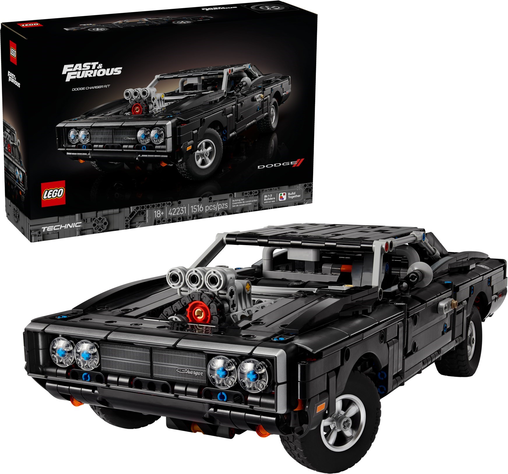 Brand New LEGO Technic 42231 Dodge Charger R/T Set Photo Additional photo of brand new factory sealed LEGO Technic Dodge Charger R/T set 42231.