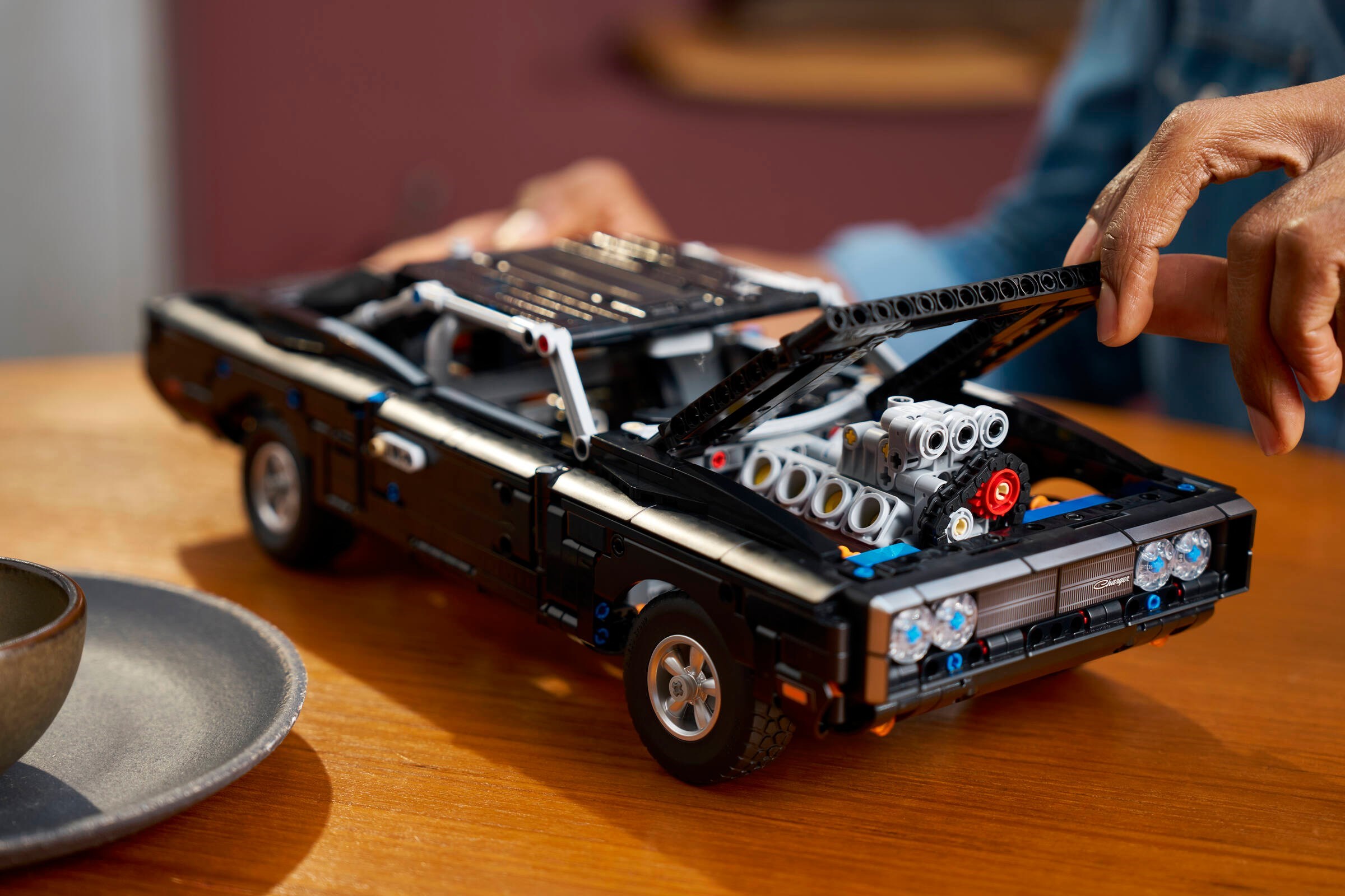 Additional photo of brand new factory sealed LEGO Technic Dodge Charger R/T set 42231.
