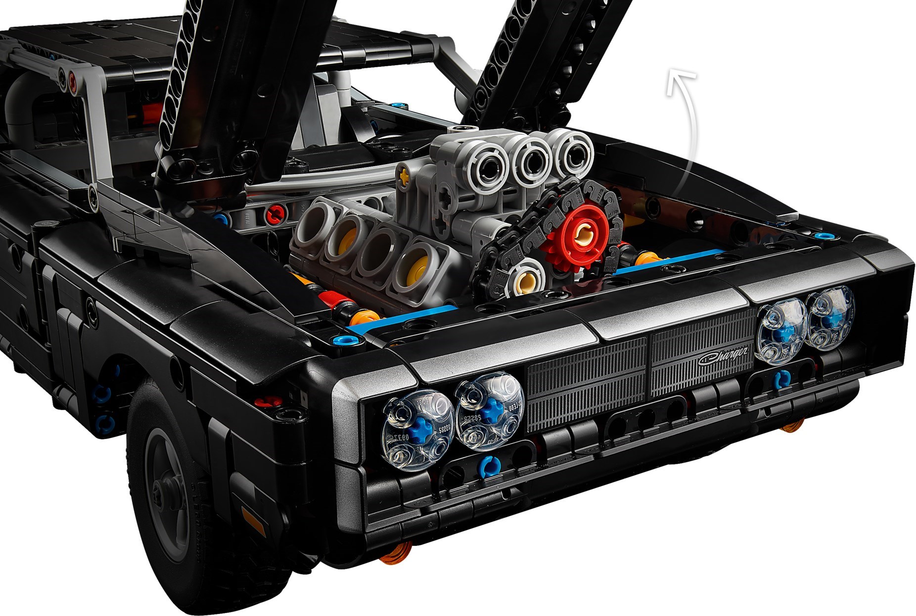 Additional photo of brand new factory sealed LEGO Technic Dodge Charger R/T set 42231.