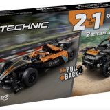Brand new factory sealed LEGO Technic NEOM McLaren Racing Gift Set set 66784 original box front view.