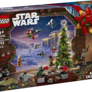 Brand new factory sealed LEGO Star Wars Advent Calendar 2026 set 75456 original box front view.