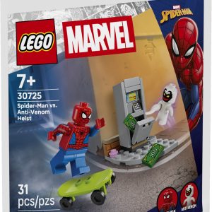 Additional photo of sealed LEGO Marvel Super Heroes Spider-Man vs. Anti-Venom Heist polybag set 30725.
