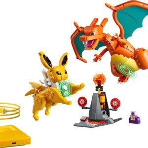 Brand new factory sealed LEGO Pokémon Charizard vs. Jolteon Ultimate Battle set 72167 original box front view.