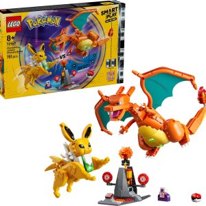 Additional photo of brand new factory sealed LEGO Pokémon Charizard vs. Jolteon Ultimate Battle set 72167.