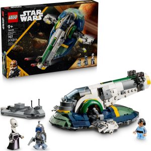 Additional photo of brand new factory sealed LEGO Star Wars Jango Fett's Starship set 75433.