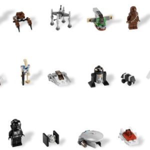 Brand new factory sealed LEGO Star Wars Advent Calendar set 7958 original box front view.