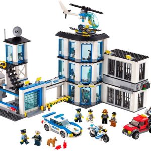 Brand new factory sealed LEGO City Police Station set 60141 original box front view.